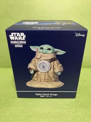 만달로리안 & 그로구 탁상시계 STAR WARS grogu