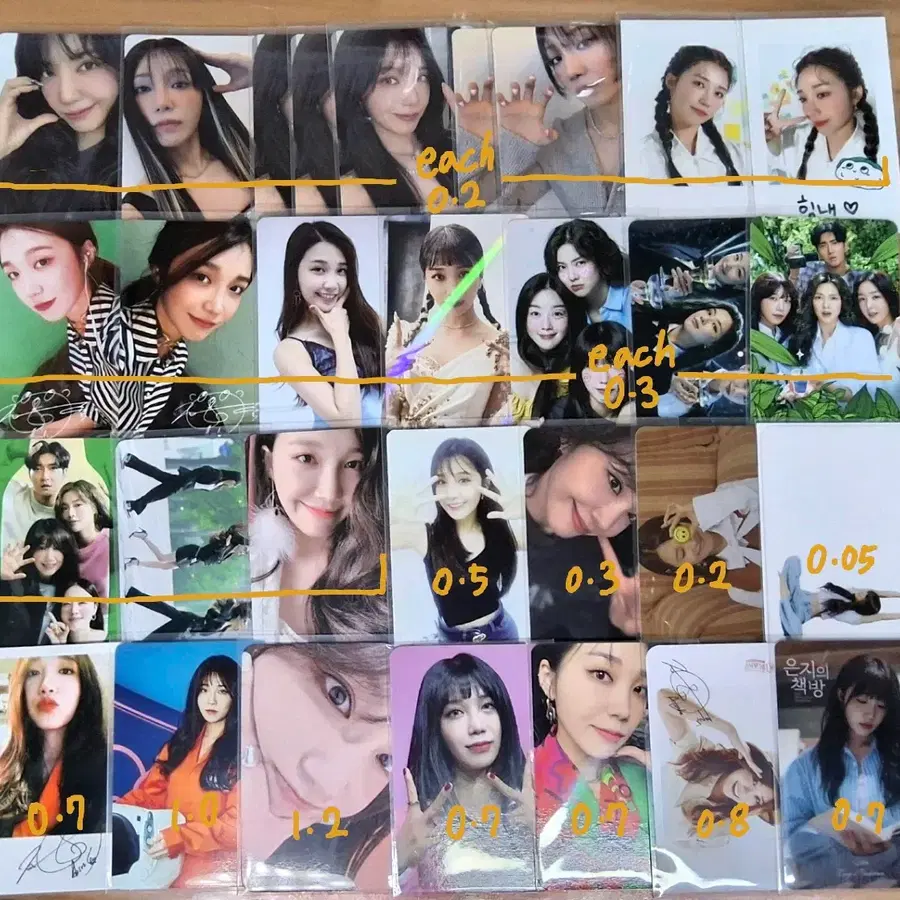 에이핑크 정은지 포카 판매