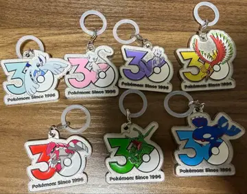 포켓몬 30주년 기념 메탈 참 7종 컴플리트 세트 메지루시