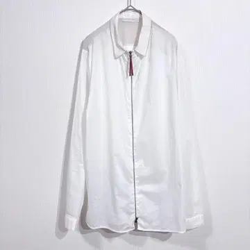 파비아나 필리피 모니레 옷깃 시어 실크 코튼 블라우스 겉옷 지퍼