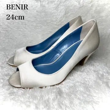 미사용급 BENIR [ 24 ] 웨딩 슈즈 레이스 오픈토 결혼식