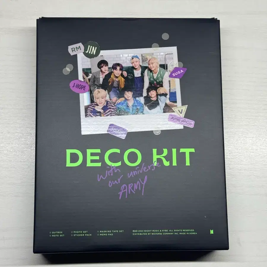 방탄소년단 DECO KIT 데코키트