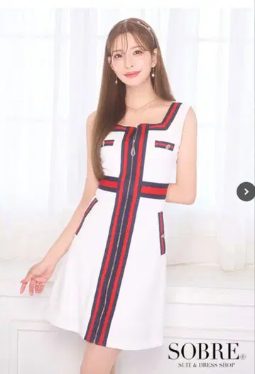 SOBRE 마린 블레이드 A라인 원피스