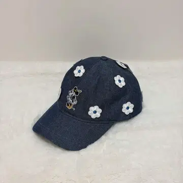 디즈니 리조트 캡 미니 데님 꽃