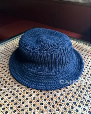 CAHLUMN 카우람 버킷햇 오차노미즈 한정판 네이비 하세가와 아키오