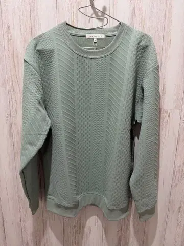 THE SHOP TK 다케오 키쿠치 자카드 맨투맨 풀오버 엠보싱 가공