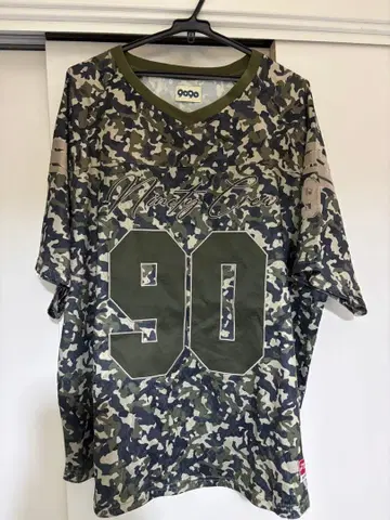 9090 Ninety Ninety 카모플라주 패턴 메쉬 T셔츠