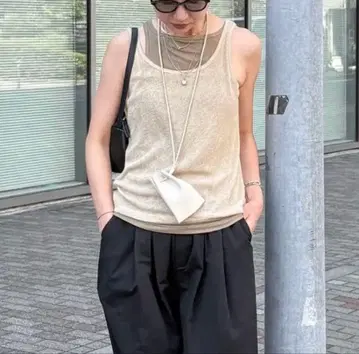 feepur 레이어드 여성 민소매 탱크탑