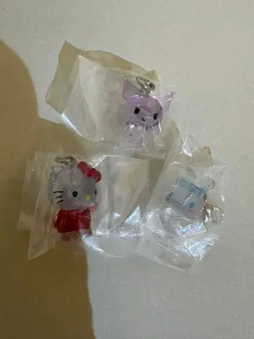 산리오 캐릭터즈 크리스탈 메지루시 액세서리 3개 세트