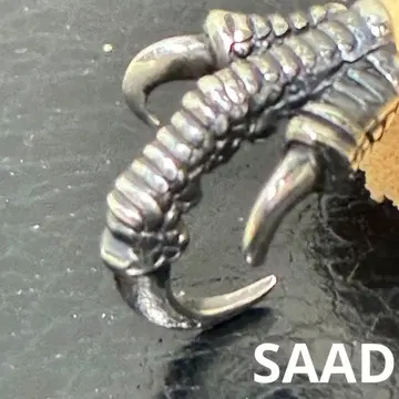 레어 새상품급 SAAD 이글 크로우 귀걸이 실버925