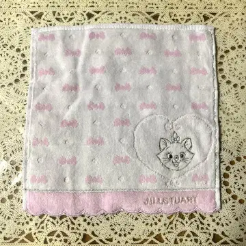 [ 미사용 새상품 ] JILLSTUART 디즈니 마리 타월 손수건
