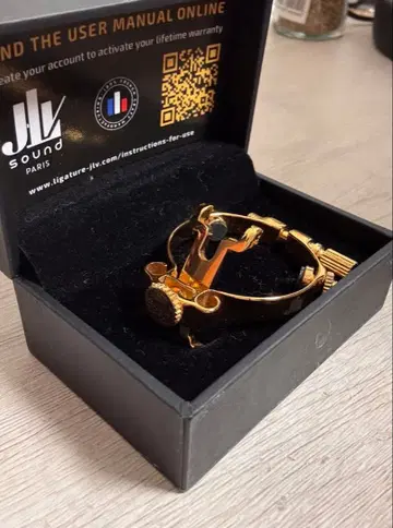 JLV 테너 색소폰 리가처 골드 플레이트