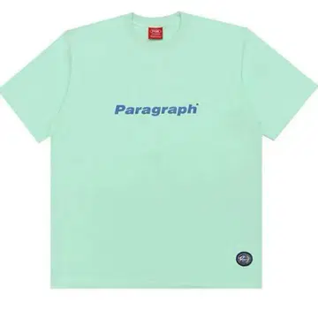 Paragraph T셔츠 라이트 그린 백 로고