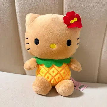 일광화상 키티 파인애플 봉제 인형 하와이 한정판