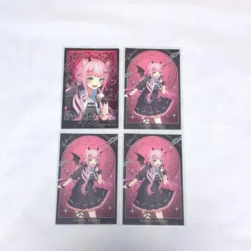 니지산지 devil's invitation 폴라로이드풍 카드 얀나리