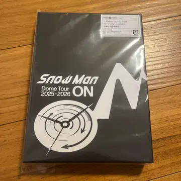Snow Man Dome tour ON 초회반 Blu-ray 3매 세트