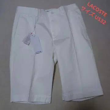LACOSTE 숏팬츠 화이트 US32