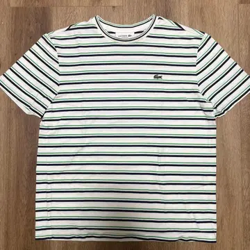 [ LACOSTE ] 여성용 악어 보더 반팔 T셔츠 36 사이즈