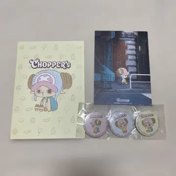[익명 배송] 잔바루 초퍼즈 노트 엽서 캔뱃지 전 3종