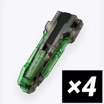 베이블레이드 X 커스텀 그립 클리어 블랙 Ver. 4개