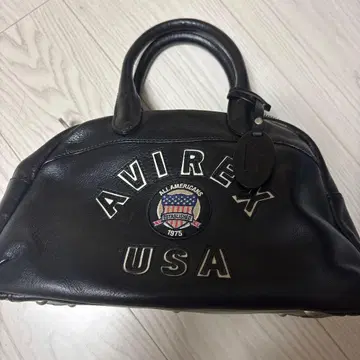 AVIREX USA 2way 숄더백 블랙