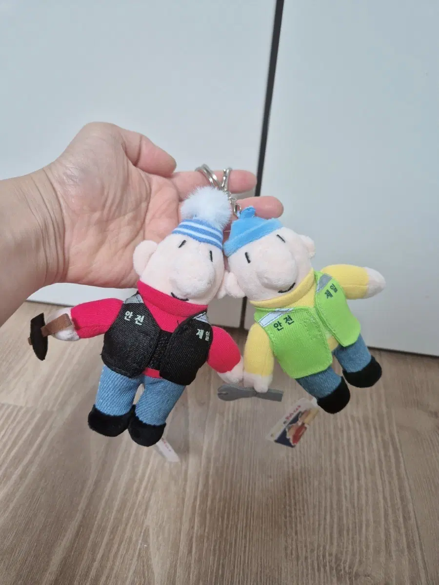 정품)땜장이 매트와 패트 인형 키링 12cm/새상품