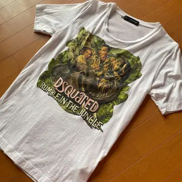 DSQUARED2 반팔 T셔츠 Rumble in the Jungle
