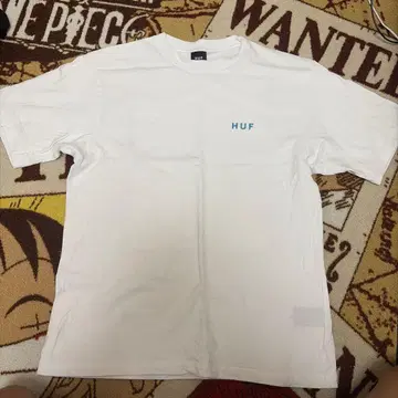 HUF 티셔츠 화이트 백 프린트