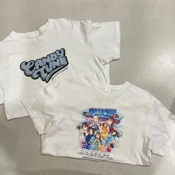 CANDY TUNE JAPAN TOUR 2025 티셔츠 2장 세트
