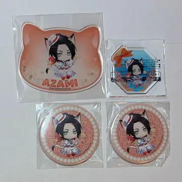 A3! 이즈미다 아즈미 캔뱃지 아크릴 플레이트 4종 세트