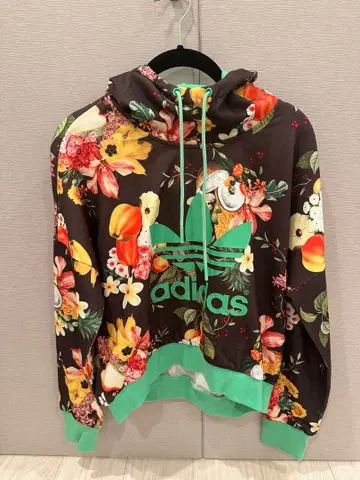 adidas The FARM Company 크롭 기장 후드티