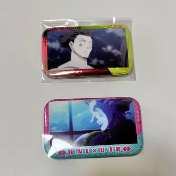 HUNTER x HUNTER 캔뱃지 히소카 2세트