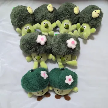 브로콜리 봉제 인형 3종 8세트