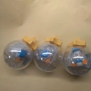 디즈니 캡슐 보틀 참 도널드 덕 가챠 3개 세트