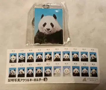 어드벤처 월드 증명사진 아크릴 키링 모모하마