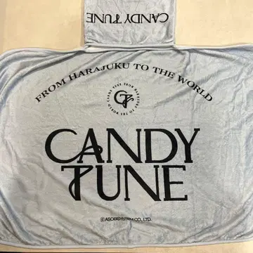 CANDY TUNE 후드 부착 담요
