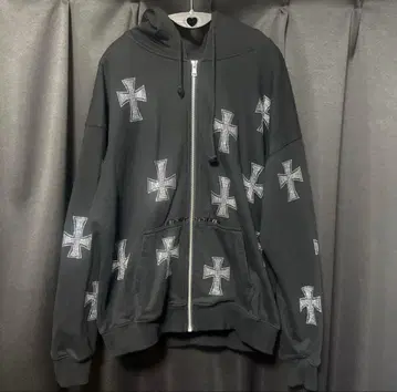 unknown london 십자가 후드티