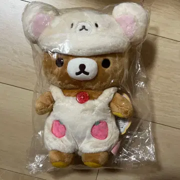 코리락쿠마의 딸기 없는 하루 리락쿠마 봉제 인형