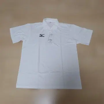 MIZUNO 남성용 피케 셔츠 화이트 XL