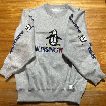Munsingwear 펭귄 로고 맨투맨 트레이닝복 골프