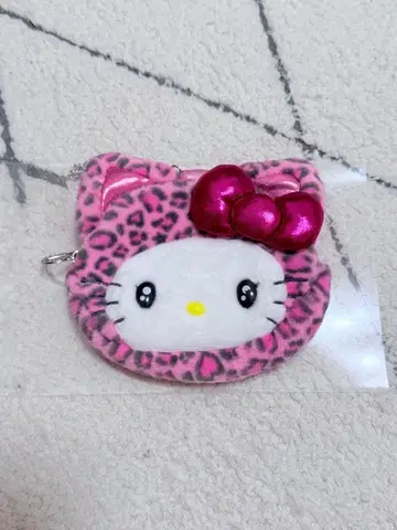산리오 헬로키티 갸루 고양이 페이스 모양 파우치
