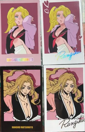 BLEACH WORLD 인스턴트 사진풍 시트 컬렉션 마츠모토 란기쿠