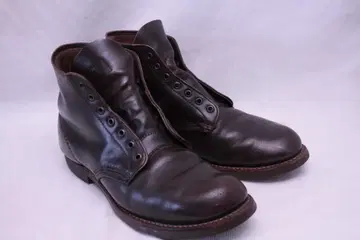 RED WING 워크 부츠 8161 유리 가죽 깃털 택 브라운 치프