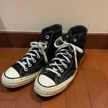 CONVERSE CT70 HI 26cm 스웨이드 하이 블랙 별 세 개