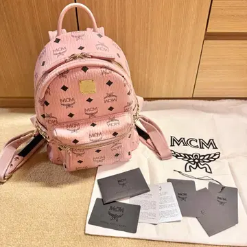 MCM 백팩 미니 핑크