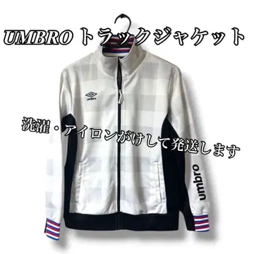 [새상품급] UMBRO 엄브로 트랙 자켓 저지 M 화이트 블랙 구제 의류 1