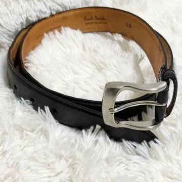 Paul Smith 폴스미스 쉘 코도반 벨트 가죽 L2 블랙