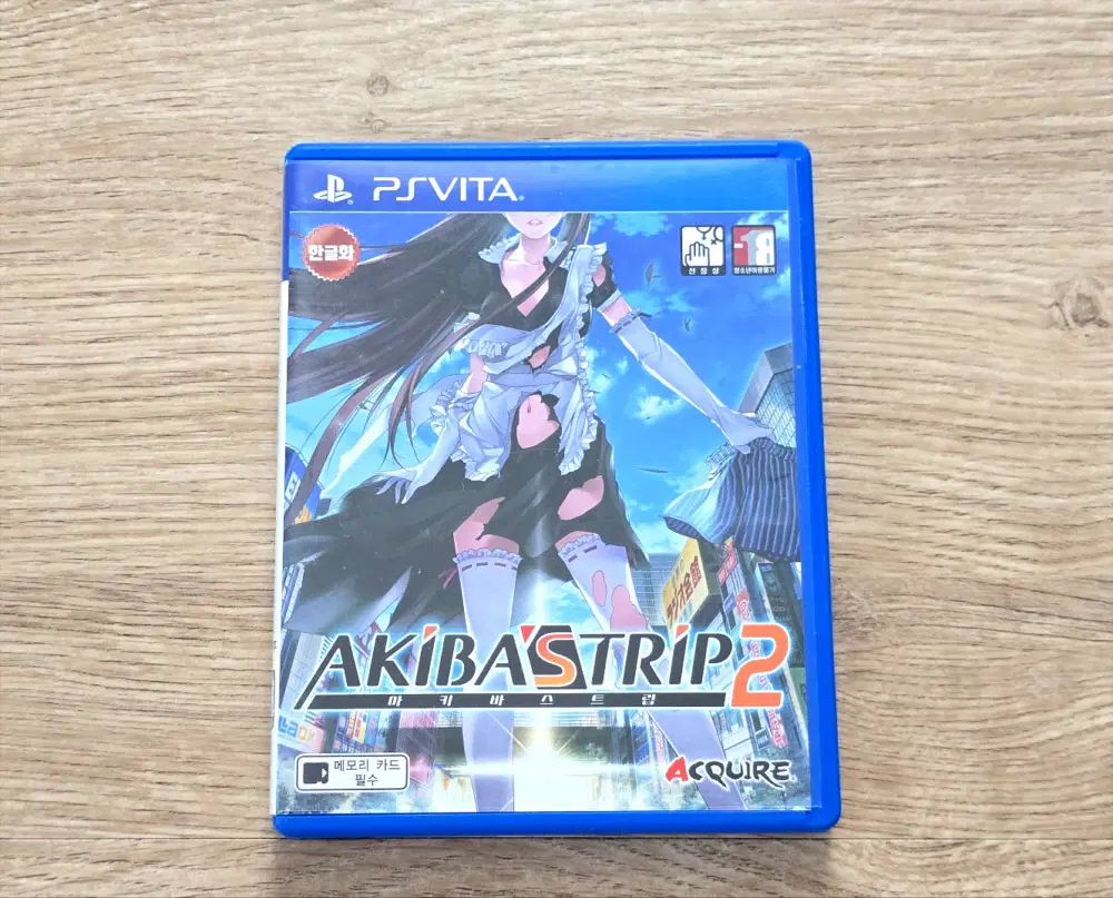 psvita 아키바스트립2 한글 정발판