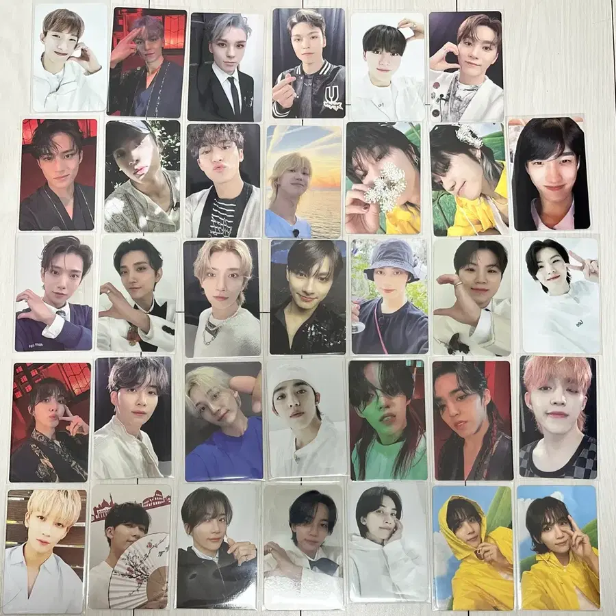 세븐틴 포카 일괄 판매 정한 쿱스 슈아 준 우지 민규 디에잇 도겸 버논 승관