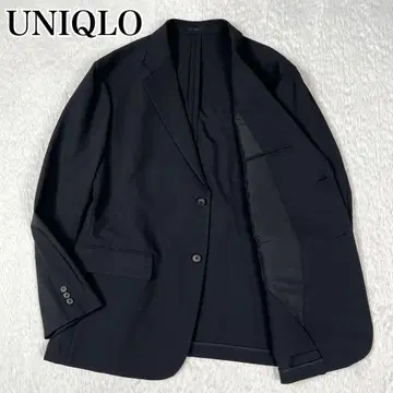 미사용 UNIQLO 유니클로 감동 자켓 테일러드 블랙 3XL 워셔블